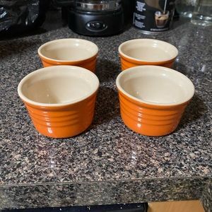 Le creuset Orange ramekins